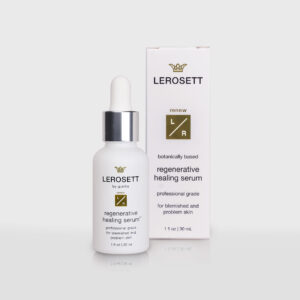 LEROSETT Healing Serum Glass Bottle and Box